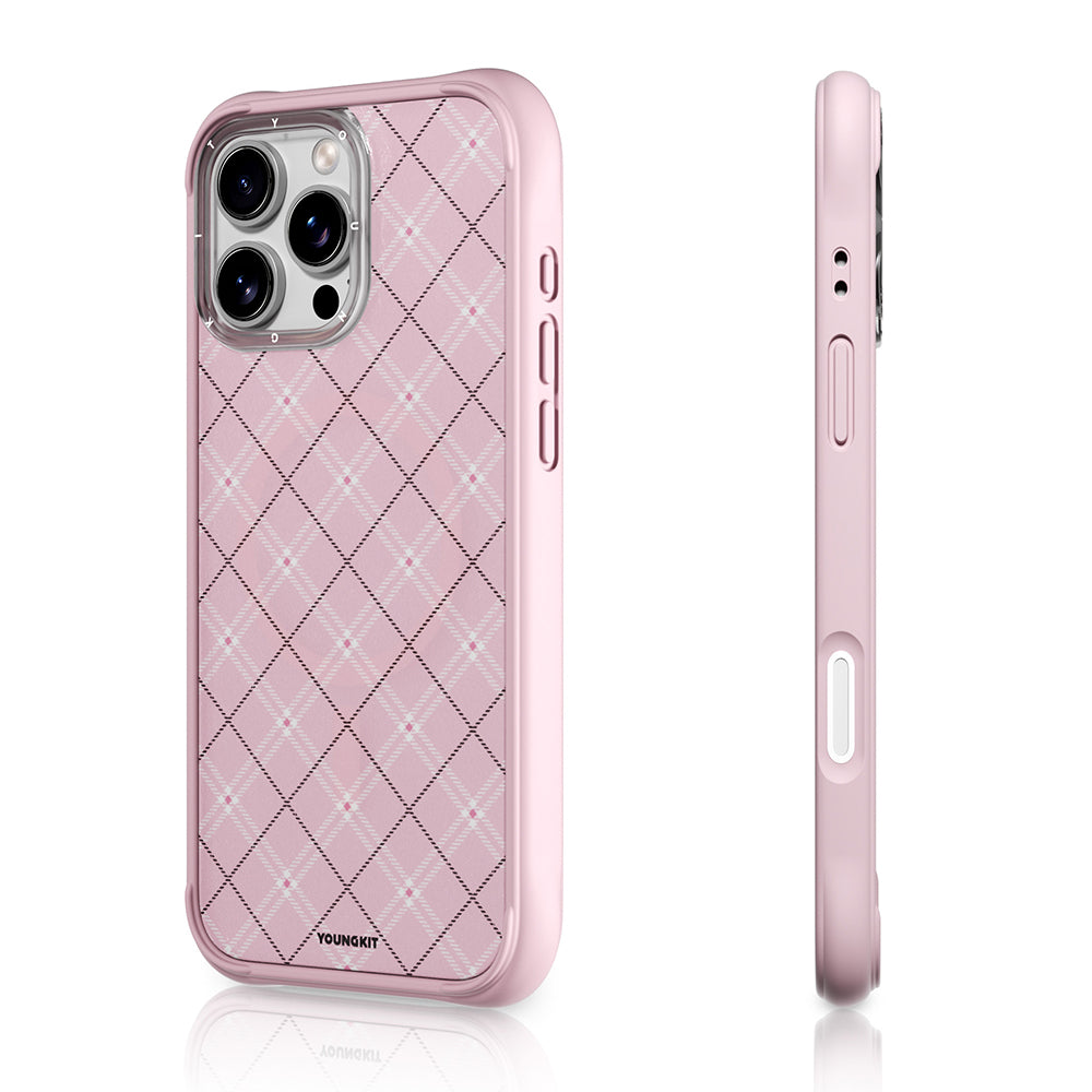 Youngkit Argyle Serisi iPhone 16 Pro Max Magsafe Telefon Kılıfı Youngkit Argyle Serisi iPhone 16 Pro Max Magsafe Telefon Kılıfı